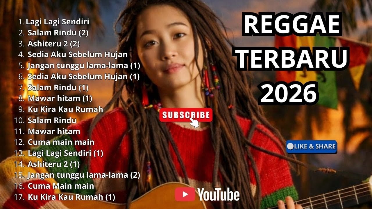 Reggae Terbaik Sepanjang Hari 2026 | Dinginkan Tanpa Lewati | Musik Positif & Menenangkan