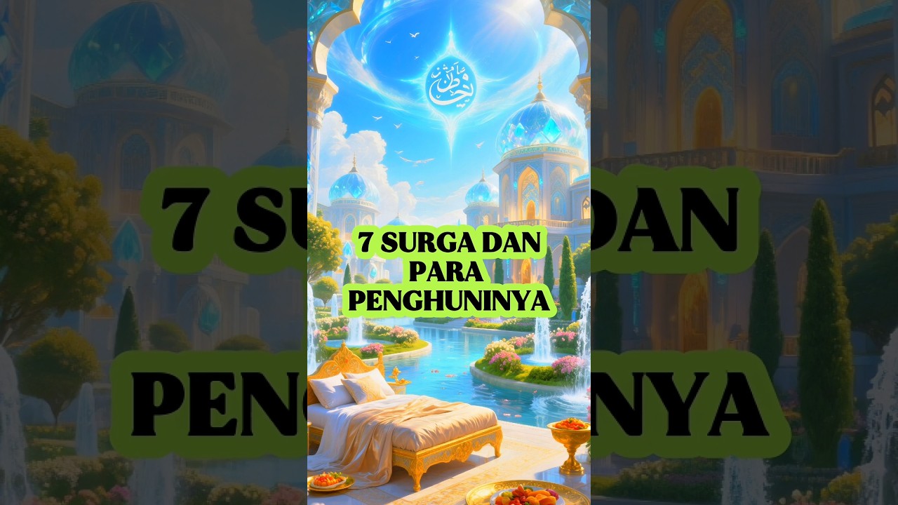 Inilah 7 Surga dan Isinya&hellip; Surga Mana yang Kamu Harapkan? #shortsislami