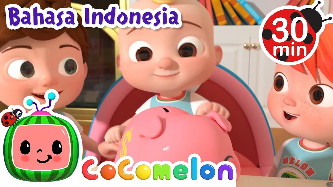 Lagu Celengan - Belajar Menabung🪙💵 | CoComelon Bahasa Indonesia - Lagu Anak Anak | Nursery Rhymes