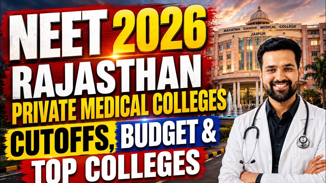 Rajasthan NEET 2026 Private Medical Colleges | Cutoff, Fees & Best Colleges