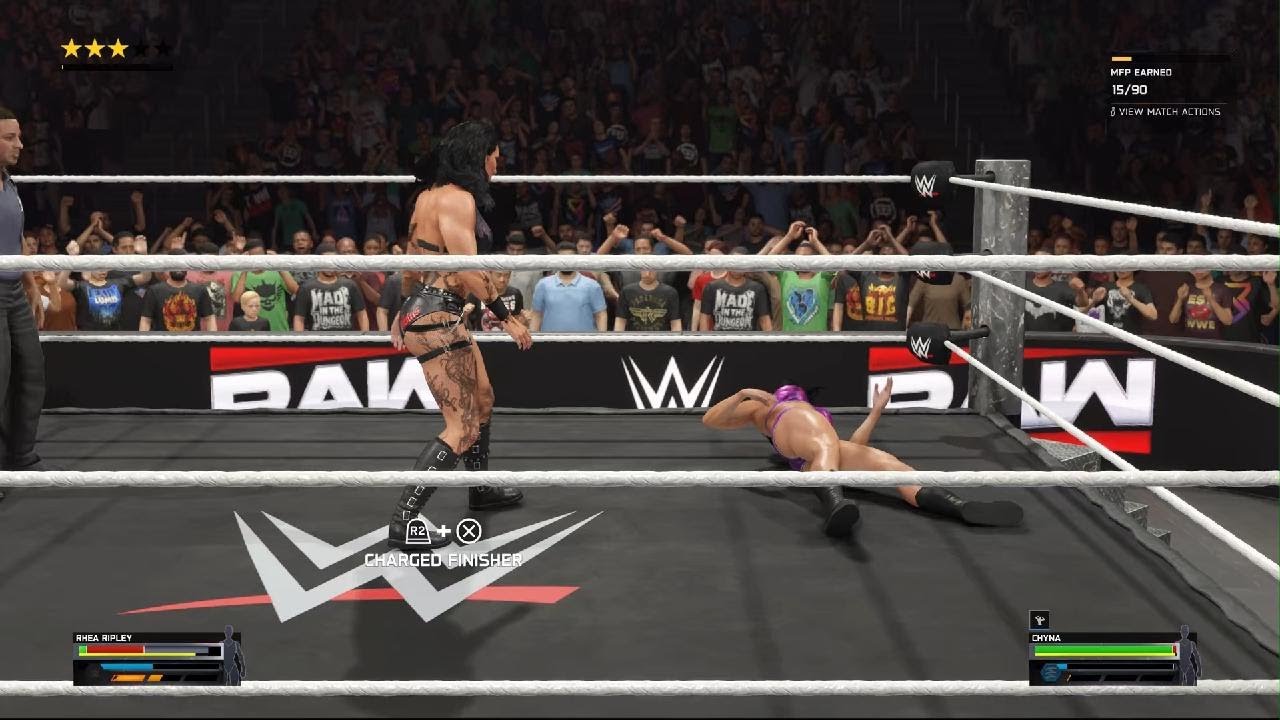 WWE 2K25_ Ripley vs Chyna