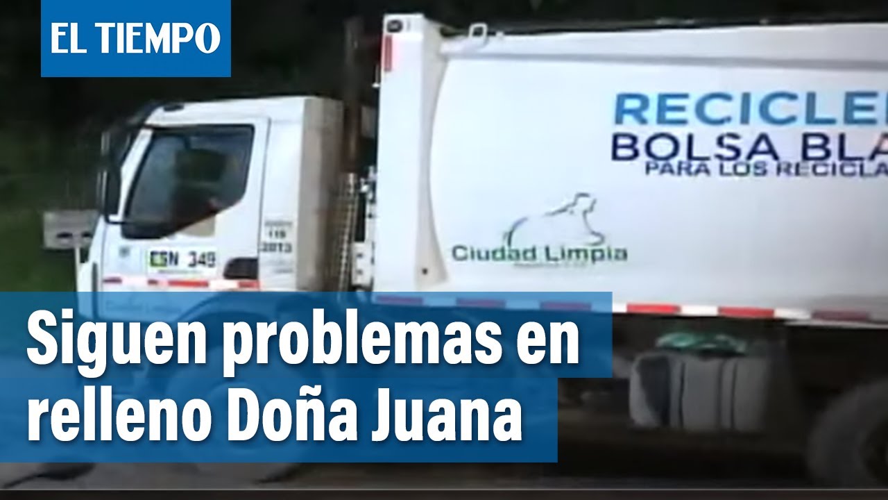 Problemática en el relleno de Doña Juana que ha generado gran represamiento de vehículos | El Tiempo