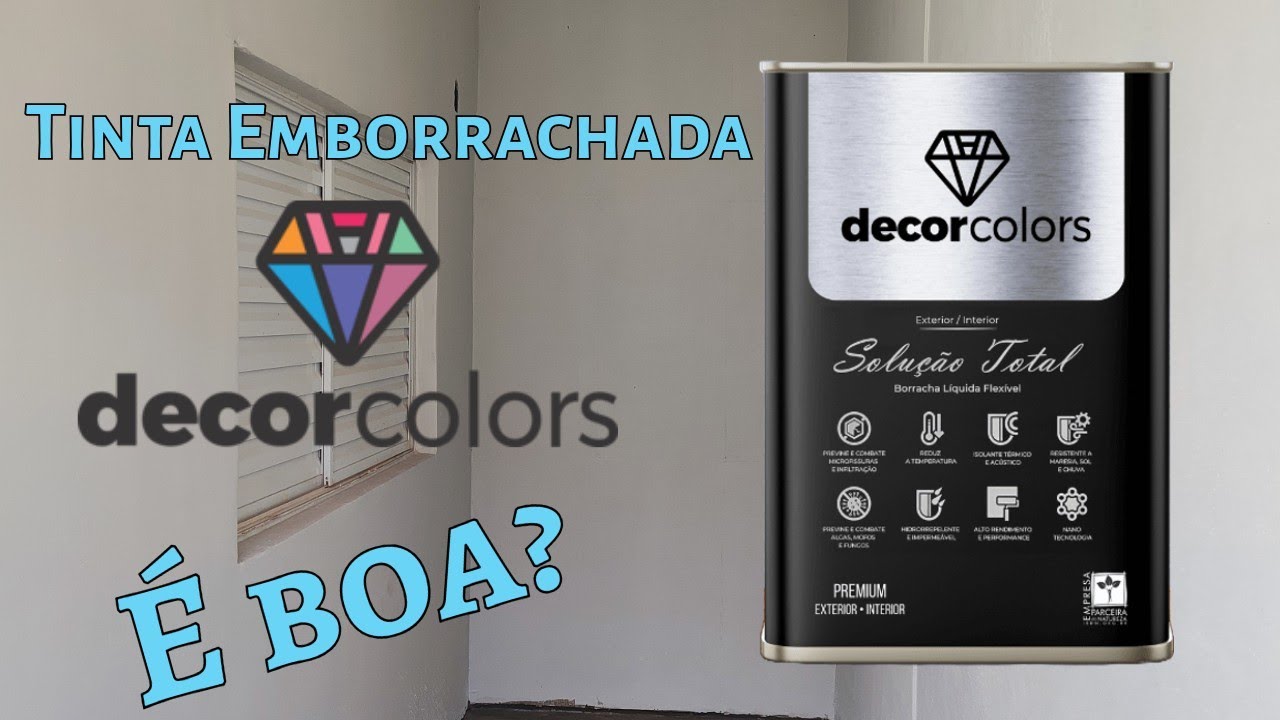 Tinta emborrachada decorcolors, é boa mesmo? Tinta testada