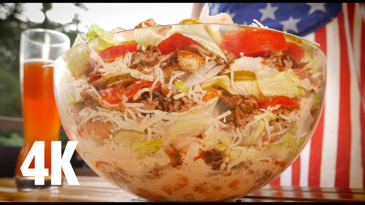 Big Tasty Bacon Salat - BBQ Grill Rezept Video - Die Grillshow 156