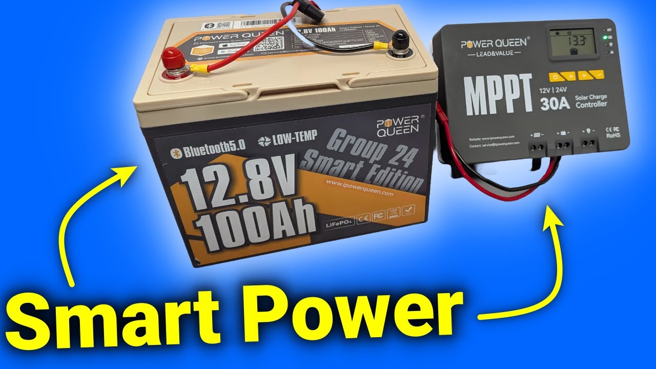 A Great Solar Power Combo For Ham Radio: Power Queen LiFePO4 Battery/MPPT Solar Charge Controller