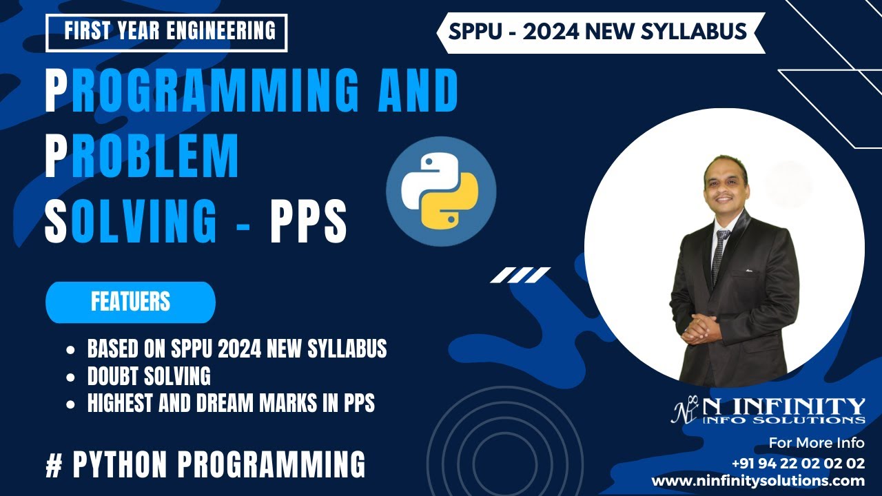 SPPU's FE - PPS | Session 01 | Programming and Problem Solving | Course Introduction | Python Prog