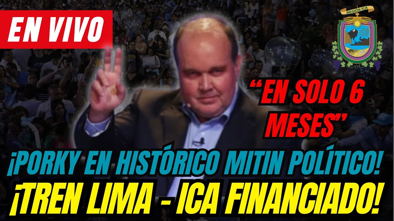 🚨 ¡NOCHE HISTÓRICA EN ICA! RAFAEL LÓPEZ ALIAGA EN VIVO | MULTIUDINARIO MITÍN POLÍTICO