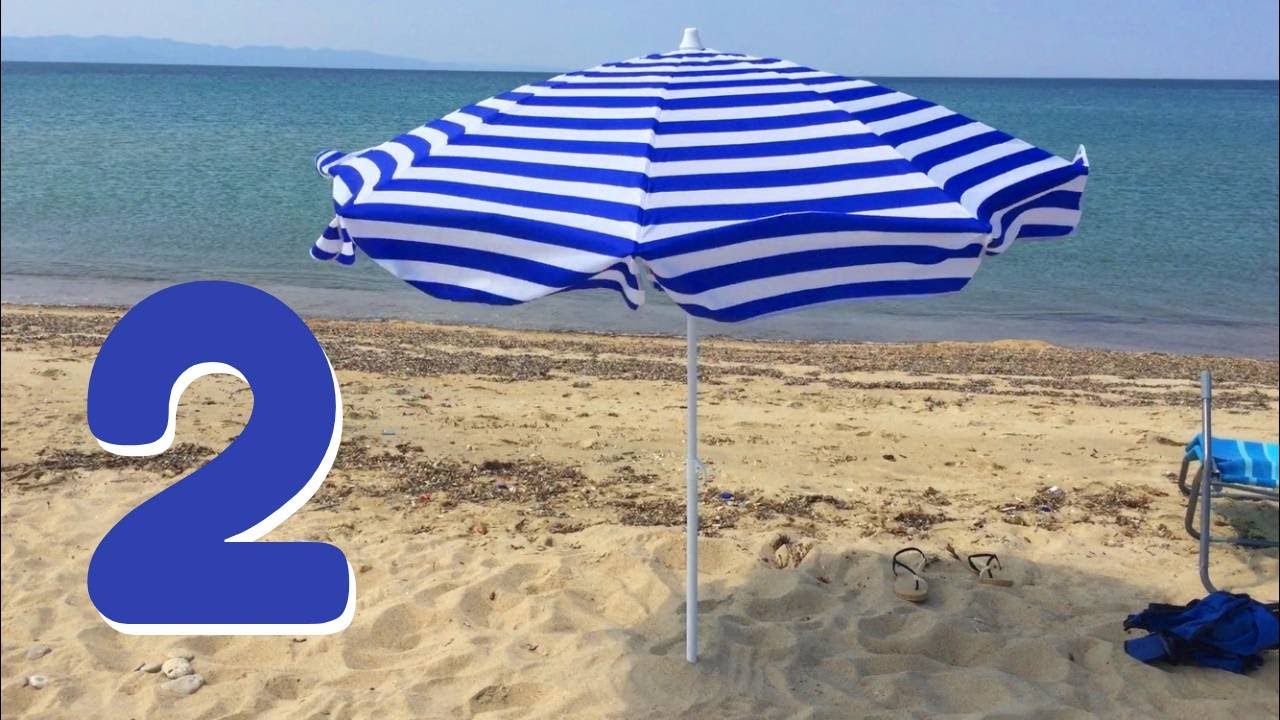 2 способа установить пляжный зонтик Ветрозащитный, повседневные лайфхаки, лайфхаки