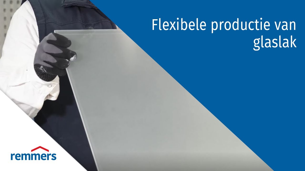 Flexibele productie van glaslak