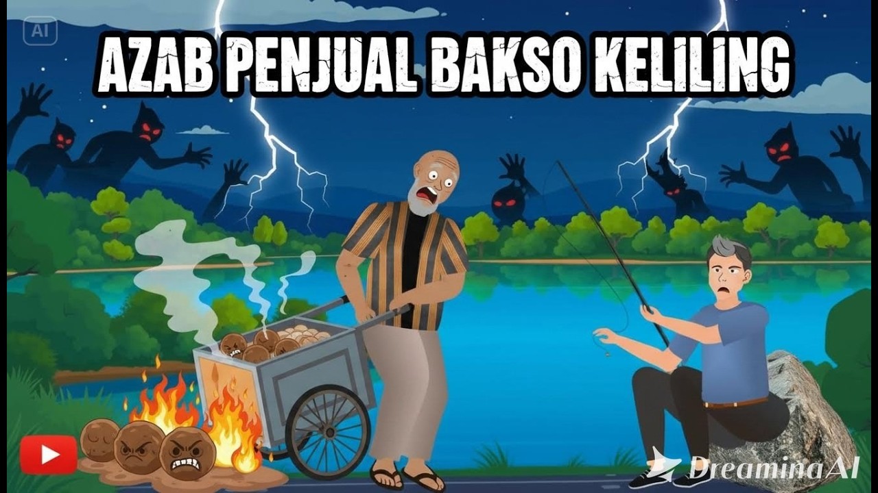Azab Penjual Bakso pakai daging Kodok | Komedi Azab