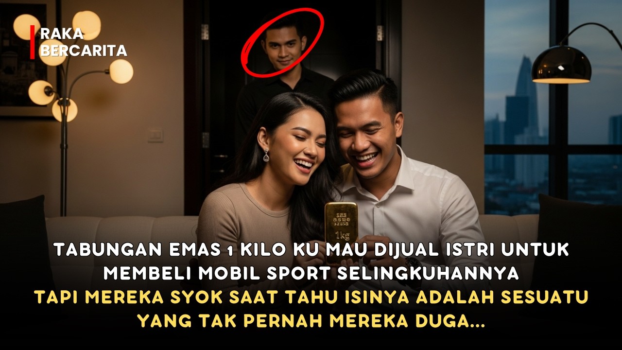 TABUNGAN EMAS 1KG KU MAU DIJUAL ISTRI DEMI MOBIL SPORT SELINGKUHANNYA. TAPI MEREKA HISTERIS SAAT...