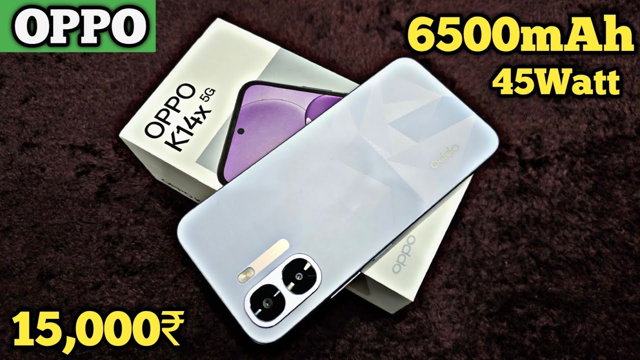 Oppo K14x Unboxing & Review - Should You Buy it? 6500mAh Battery | 45Watt | 15,000₹ |