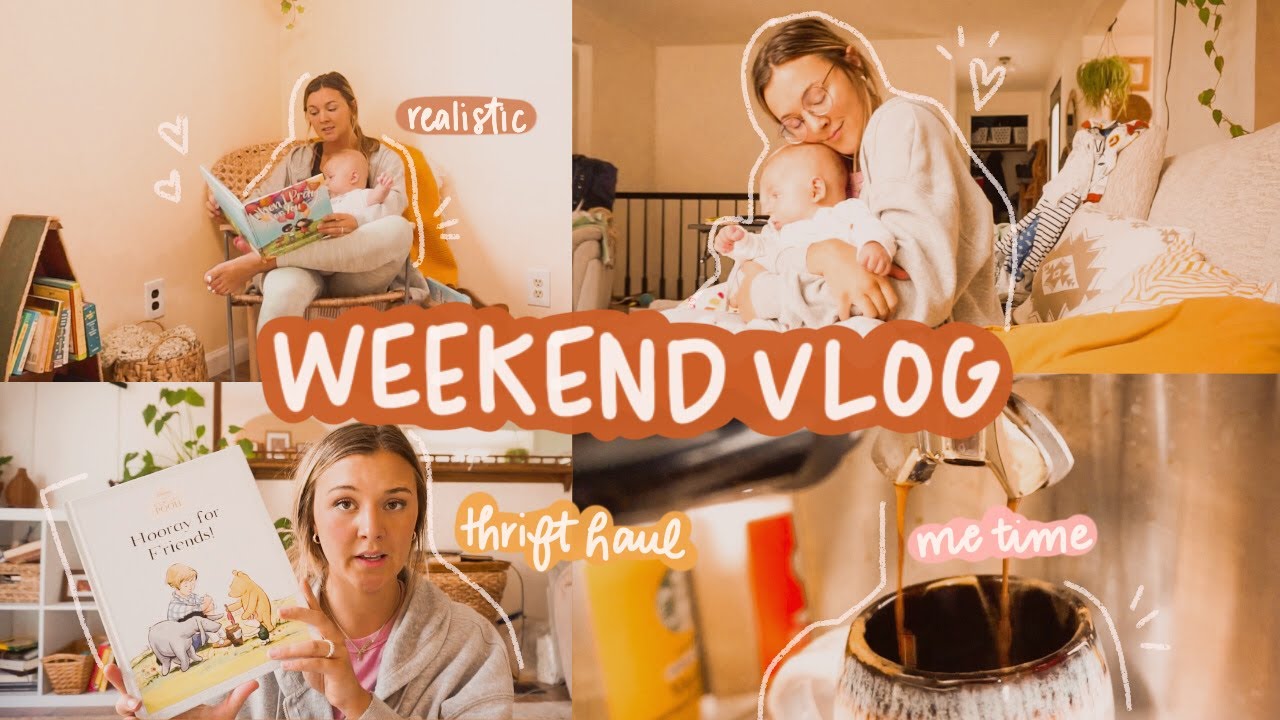 WEEKEND IN MY LIFE VLOG.. 💛🛍 thrifting and alone time #momlife #weekendvlog #firsttimemom