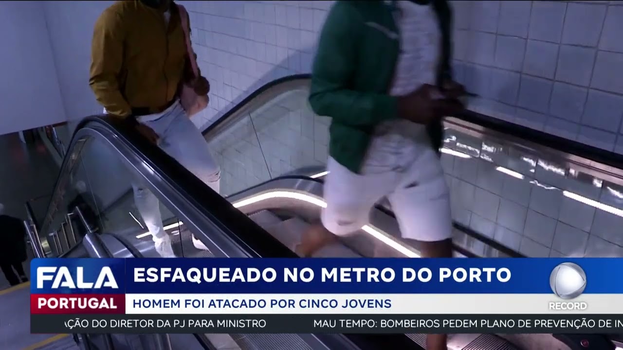Esfaqueado no metro do Porto
