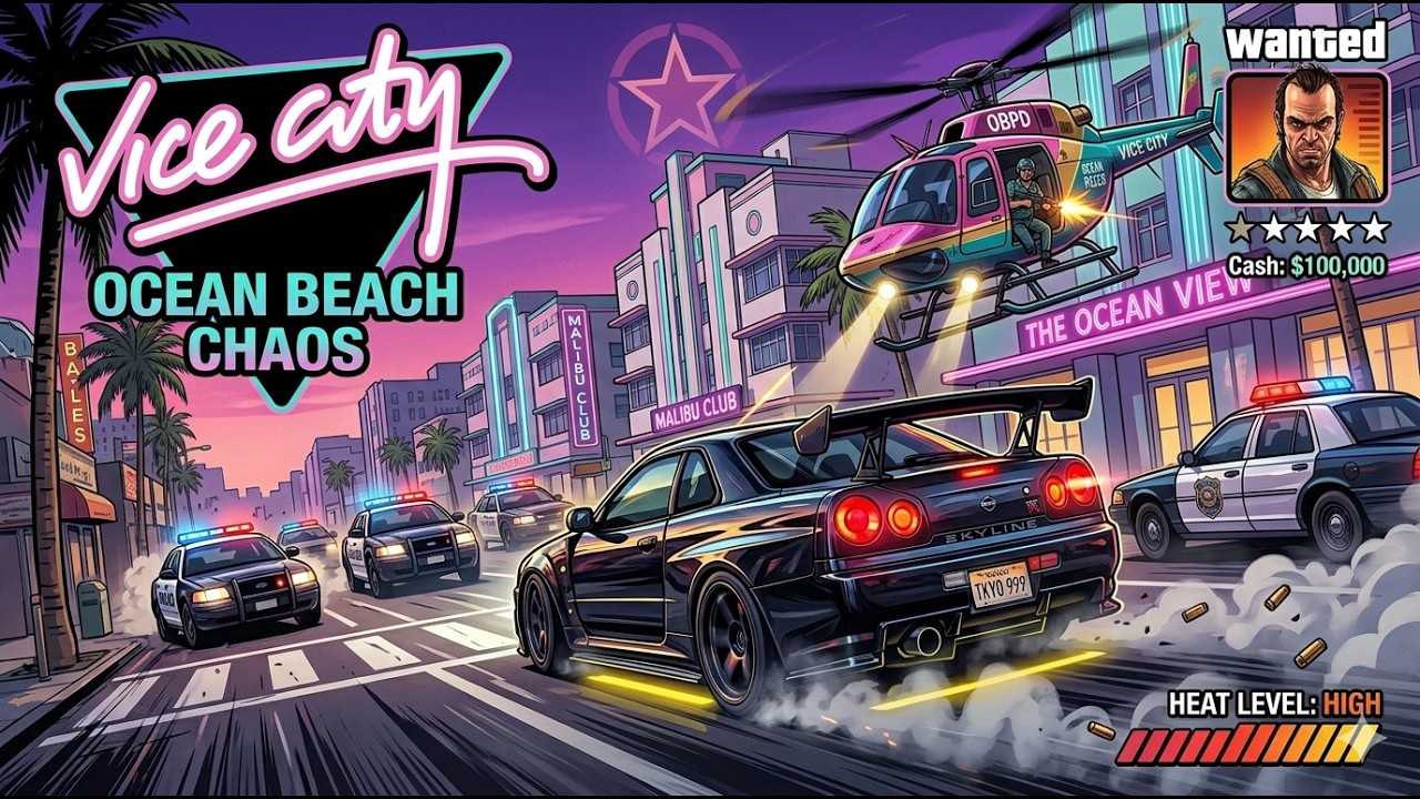 Grand Theft Auto Vice City – The Definitive Edition | Walkthrough Game-play | Part 01