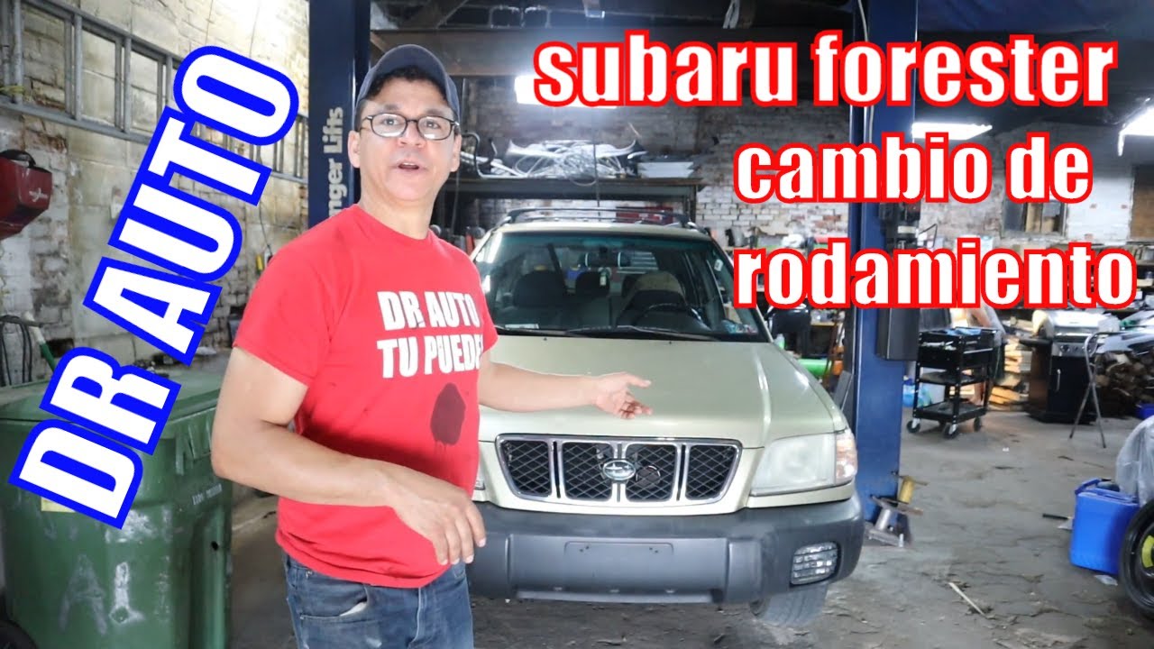 COMO CAMBIAR balero, rodamiento, bearing o caja de bola trasero - 2002 subaru forester