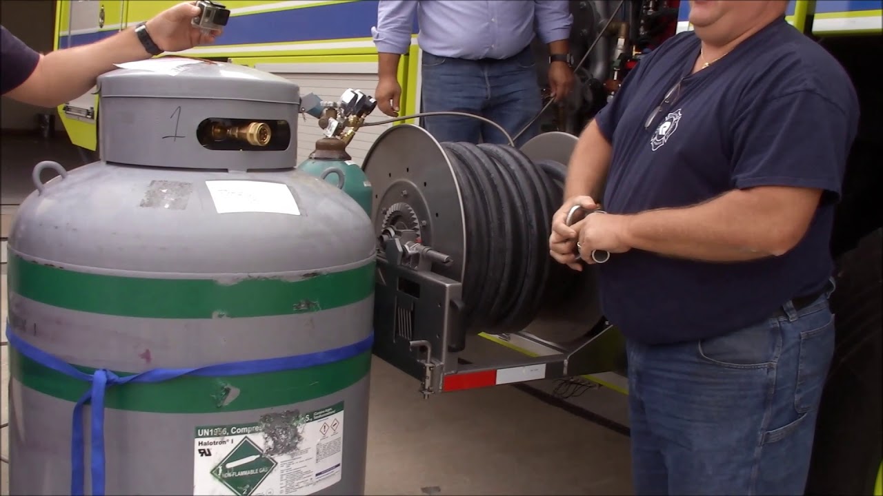 Halotron I System on the Rosenbauer Panther
