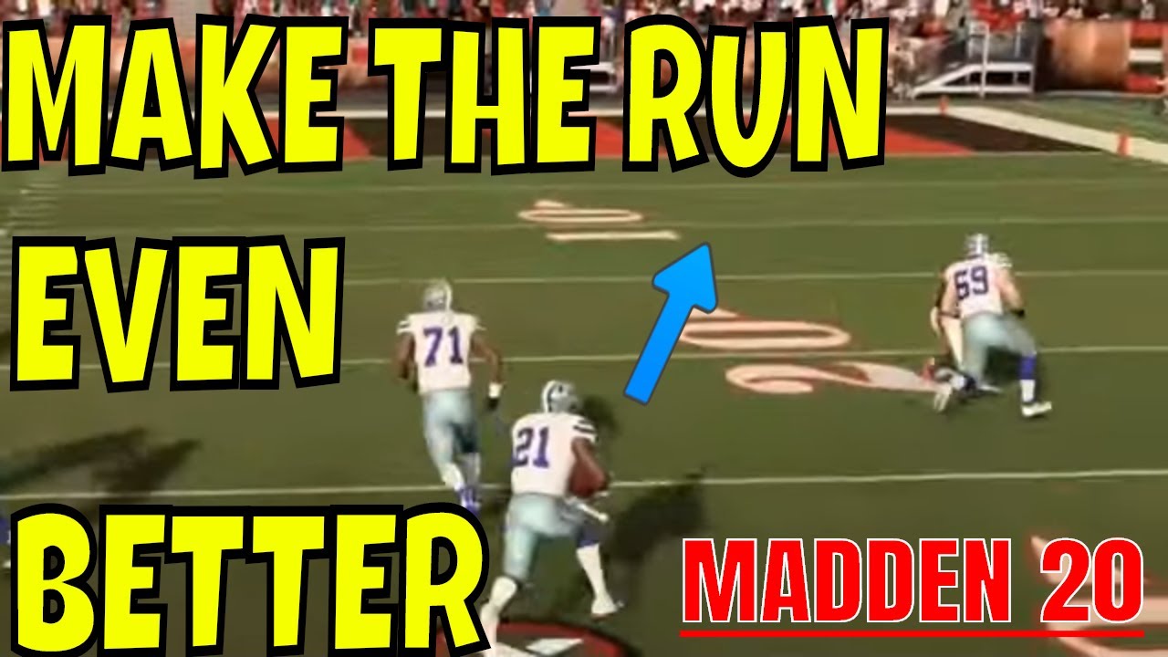 MADDEN 20 OFFENSE. HOW TO MAKE THE RUNNING GAME EVEN BETTER. BEST WAY TO RUN THE BALL