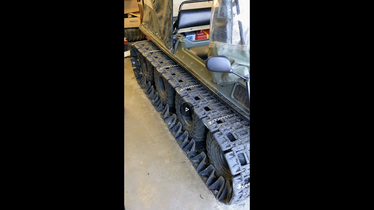 2000 Argo Super Tracks Chain Installation