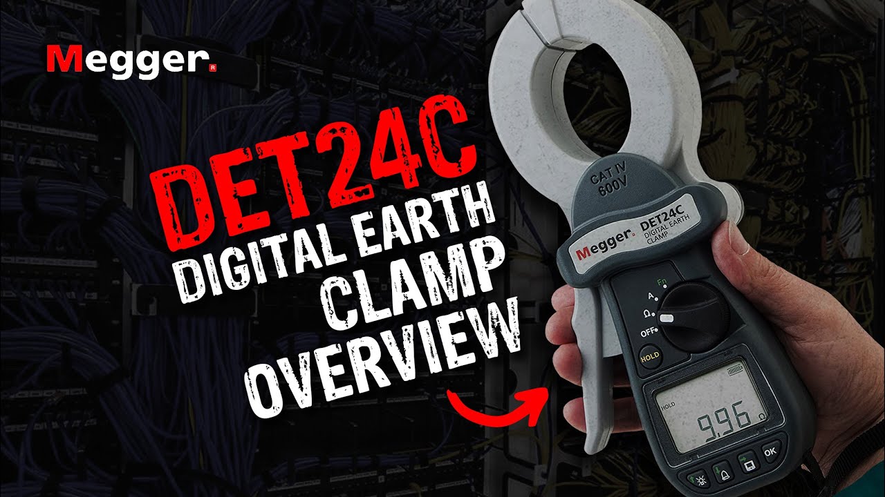 Megger DET24C Ground Resistance Clamp Tester