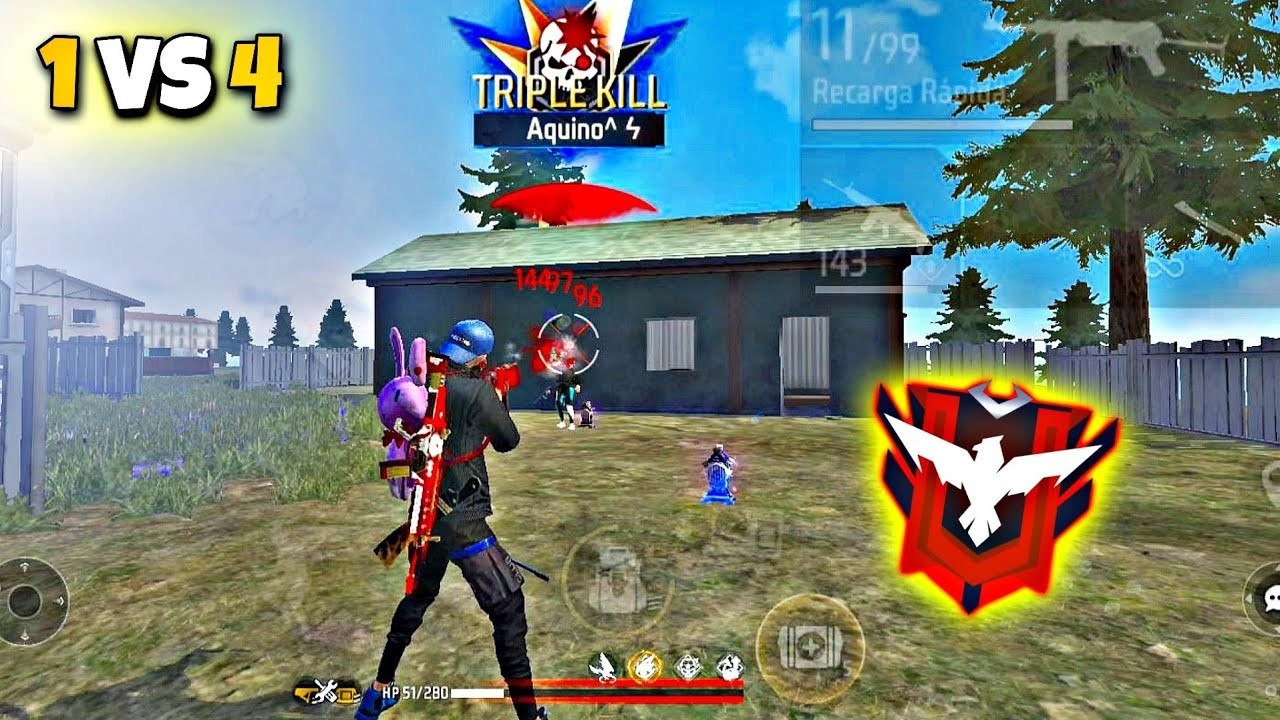 HACIENDO MAS DE 30 KIL EN SOLO VS ESCUADRA FREE FIRE