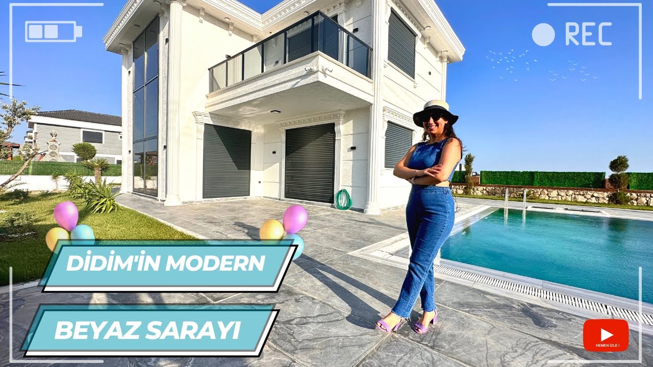Didim'de Satılık Müstakil Lüks Villa - Bayram Şekeri Tadında !