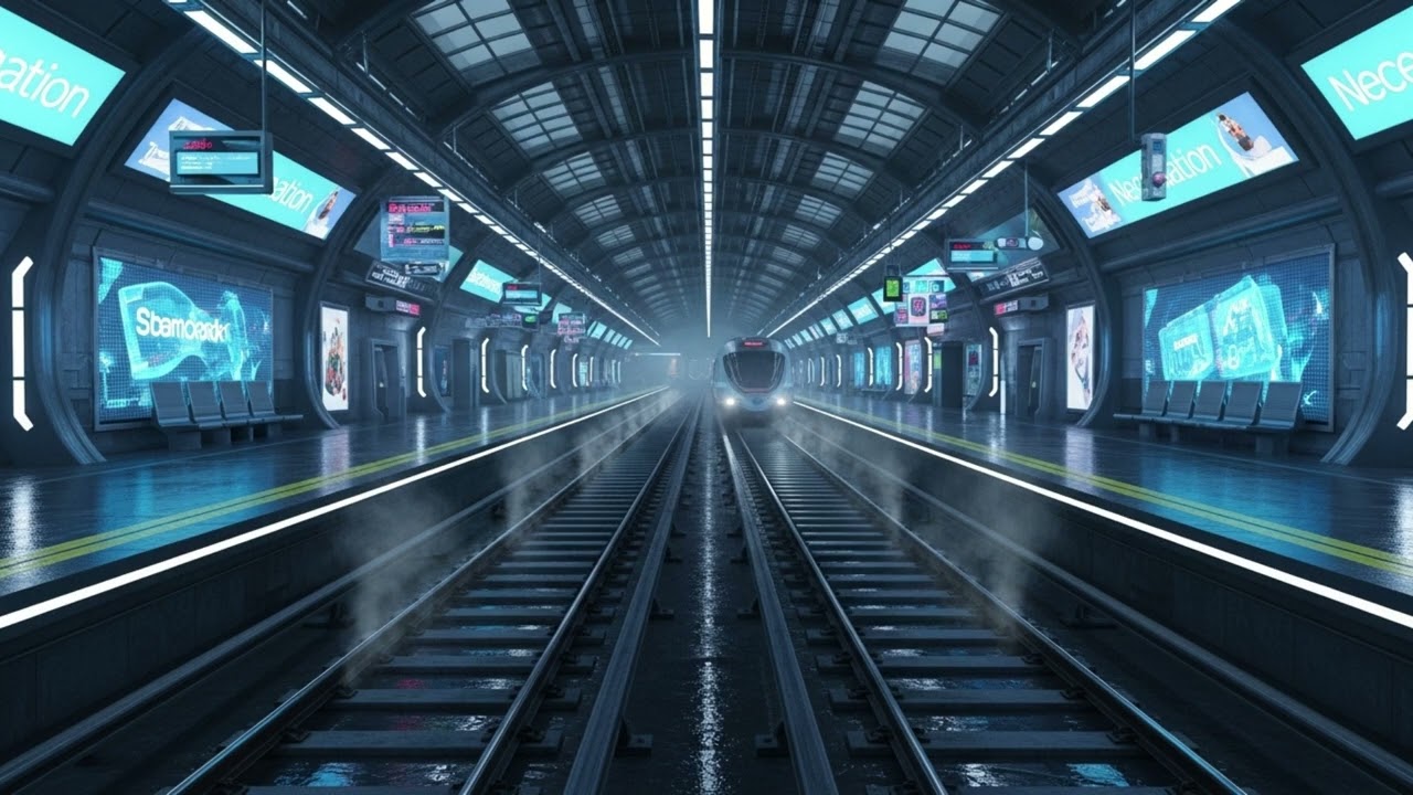 Neon Subway ｜ Cyberpunk Subway Beats ｜ Underground Dark Chill