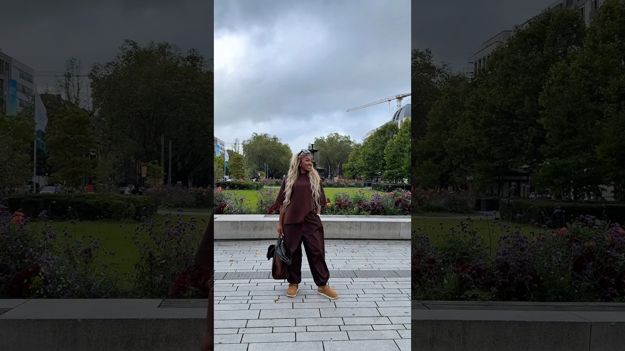 Casually out and about in D&uuml;sseldorf city . How do y&rsquo;all like the look? #fashion #softgirloutfits