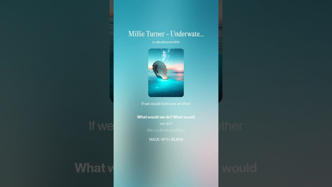 Millie Turner - Underwater 3 remix