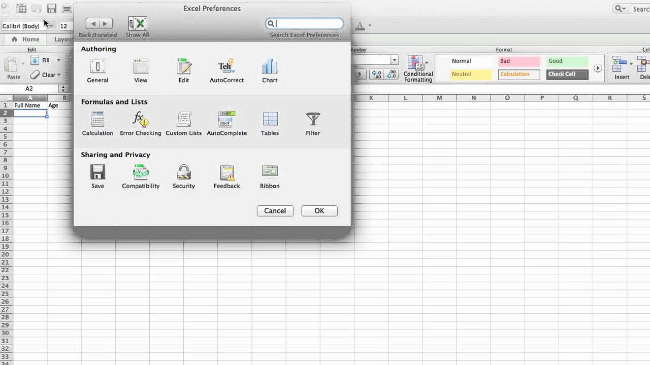 Как изменить имя столбца Excel: использование Microsoft Excel