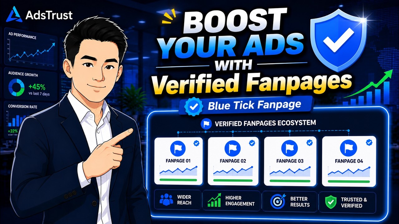 Boost Your Facebook Ads with Verified Fanpages | AdsTrust