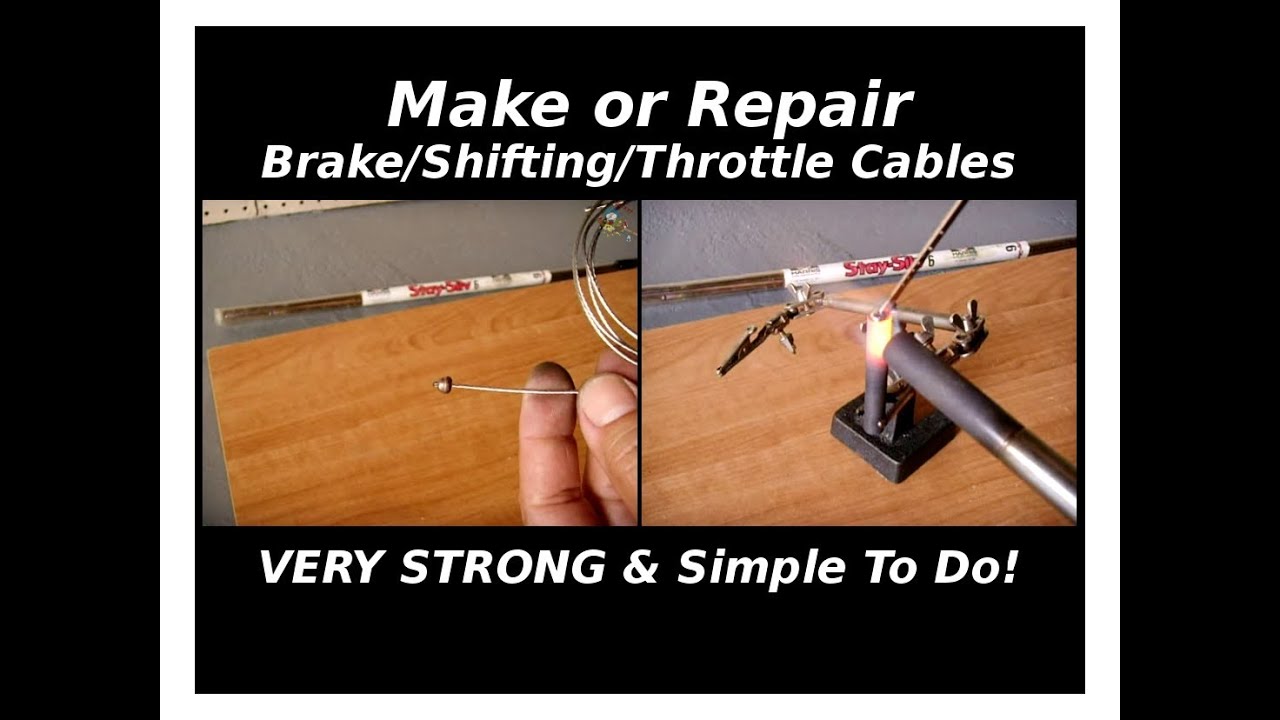 How To Repair Brake/Throttle Cable Ends! (The Right Way)
