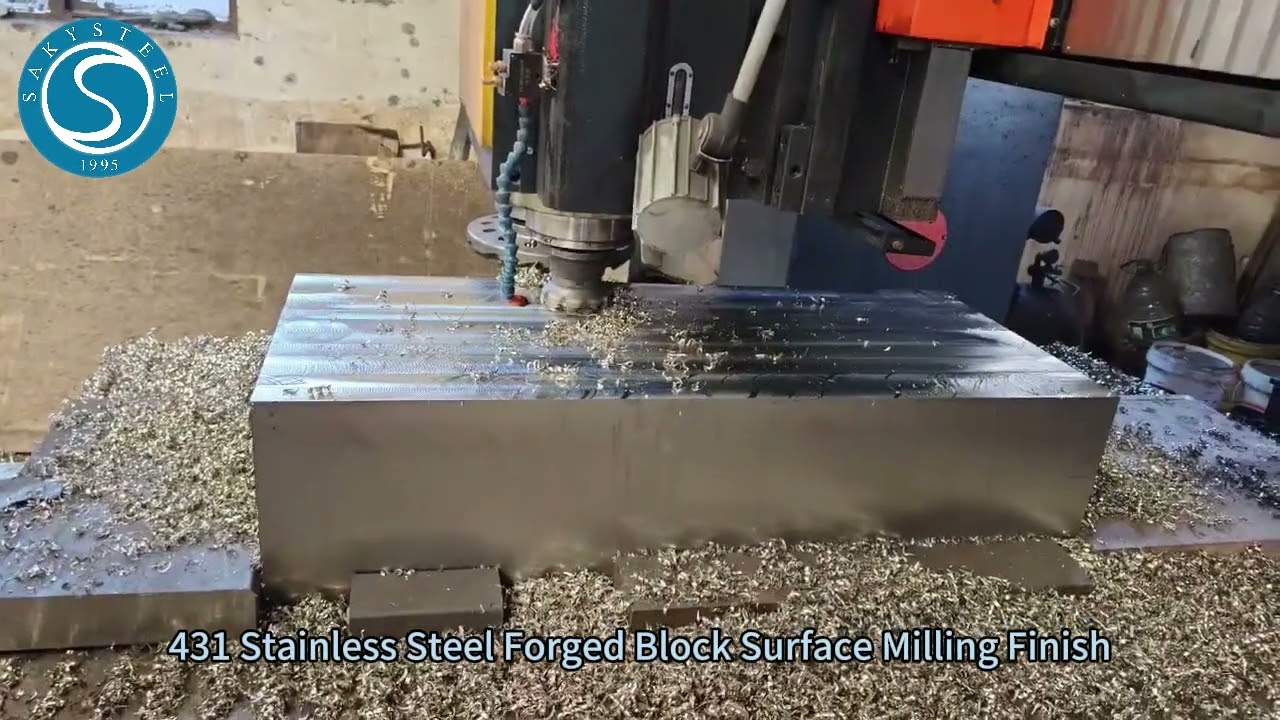 431 Stainless Steel Forged Block | Surface Milling Finish | Precision Machined Metal
