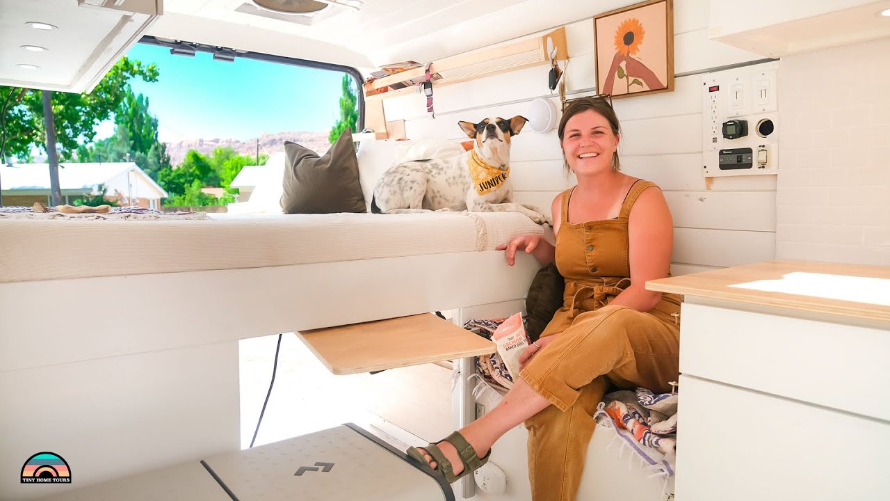 Her DIY ProMaster Camper Van - Humans & Foster Dogs Welcome