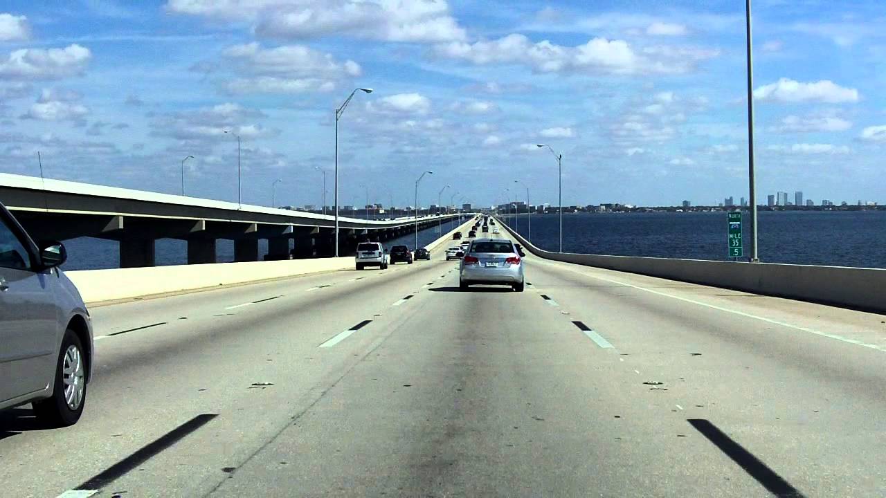 Howard Frankland Bridge north/eastbound