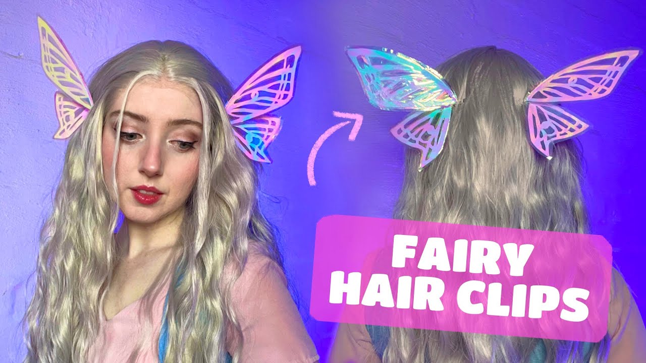 How I Made Fairy Wing Hair Clips - DIY 🧚‍♀️