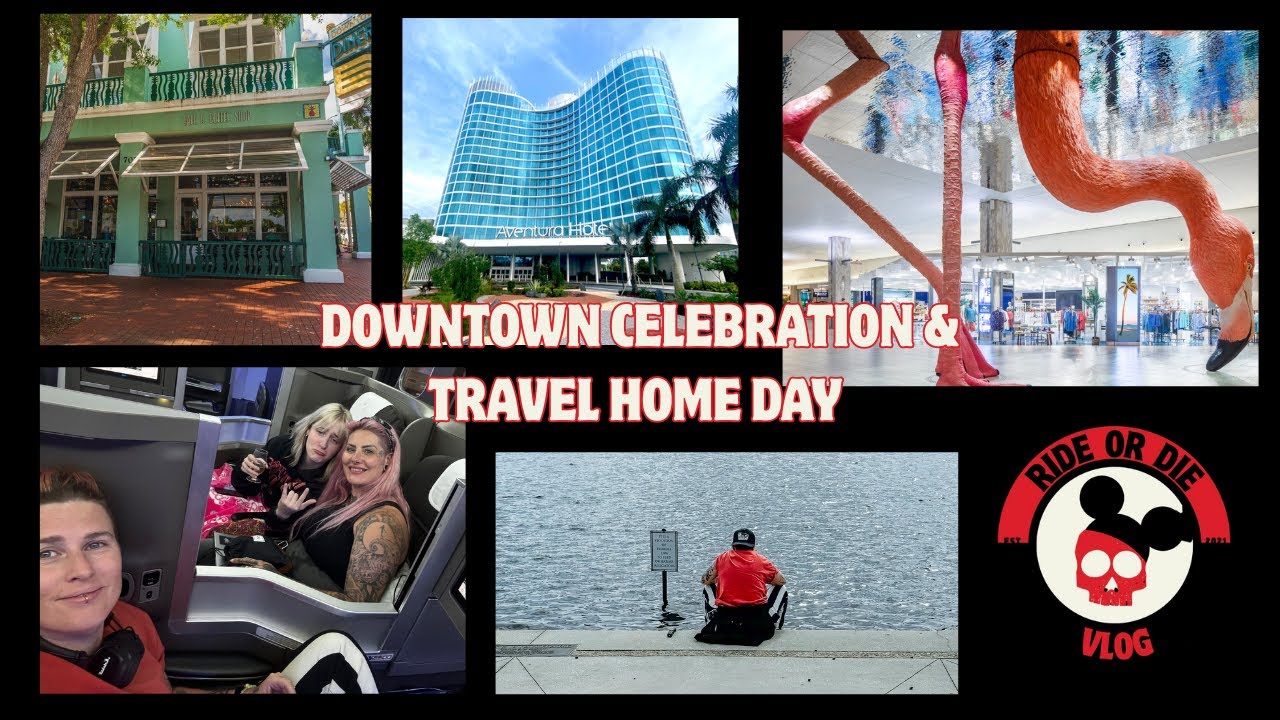 ORLANDO VLOG | TRAVEL HOME DAY | CELEBRATION DOWNTOWN DINER