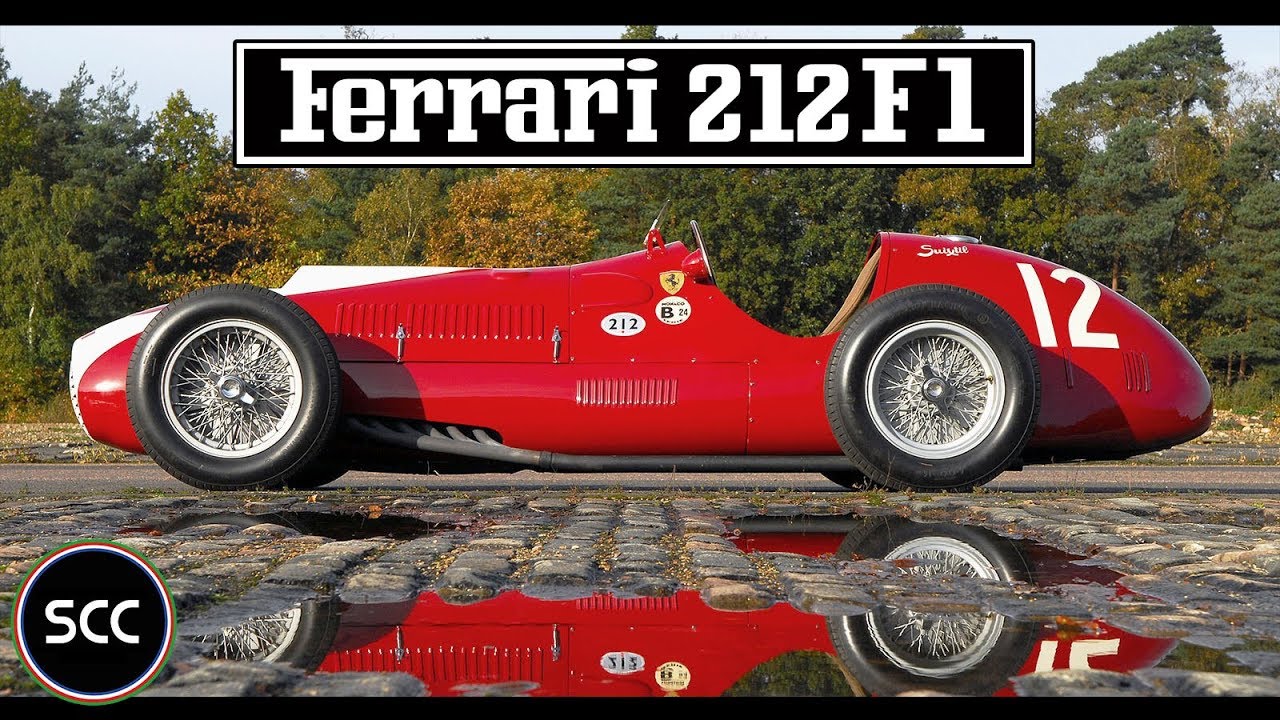 FERRARI 166 212 F1 MONOPOSTO 1951 - RACING V12 ENGINE SOUND - VINTAGE FORMULA 1 | SCC TV