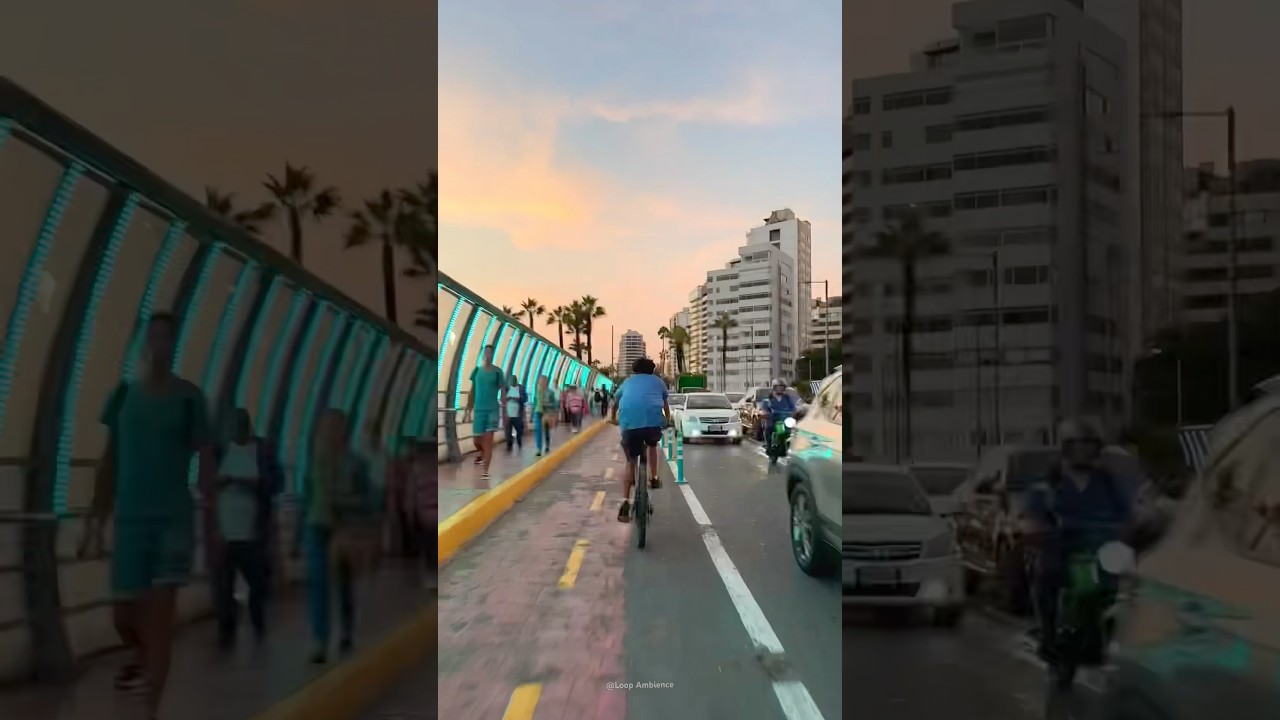 ✨ Miraflores Lima Per&uacute; Sunset Vibes 2025 🇵🇪 | Malec&oacute;n Magic, Ocean Views & Golden Hour