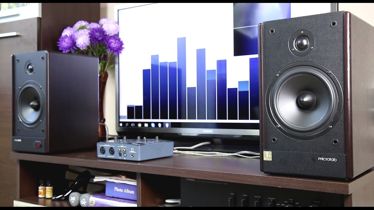 Microlab Solo 6c стереоакустики звуковой и бас-тест