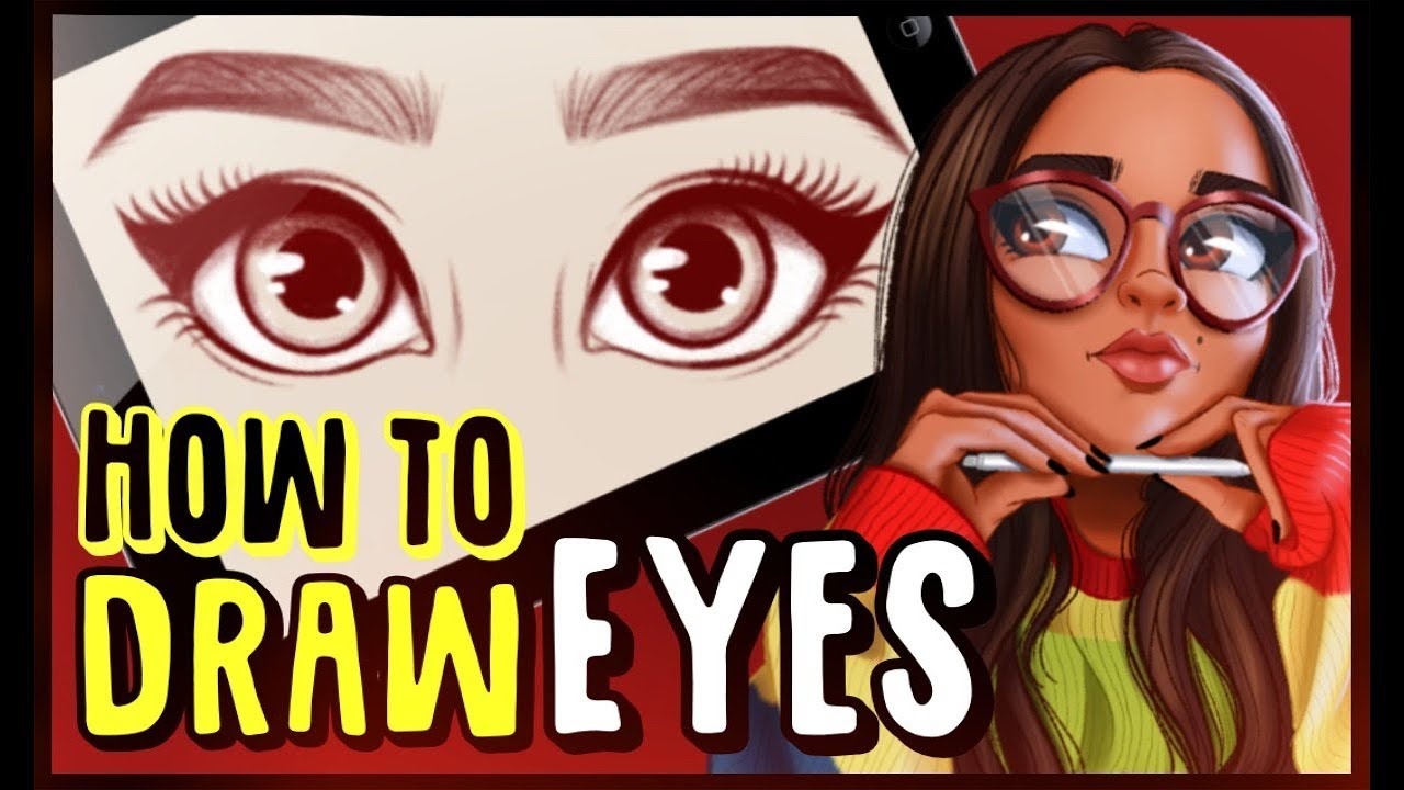 🖤HOW TO DRAW EYES 🖤CARTOON STYLE *Tutorial* STEP BY STEP
