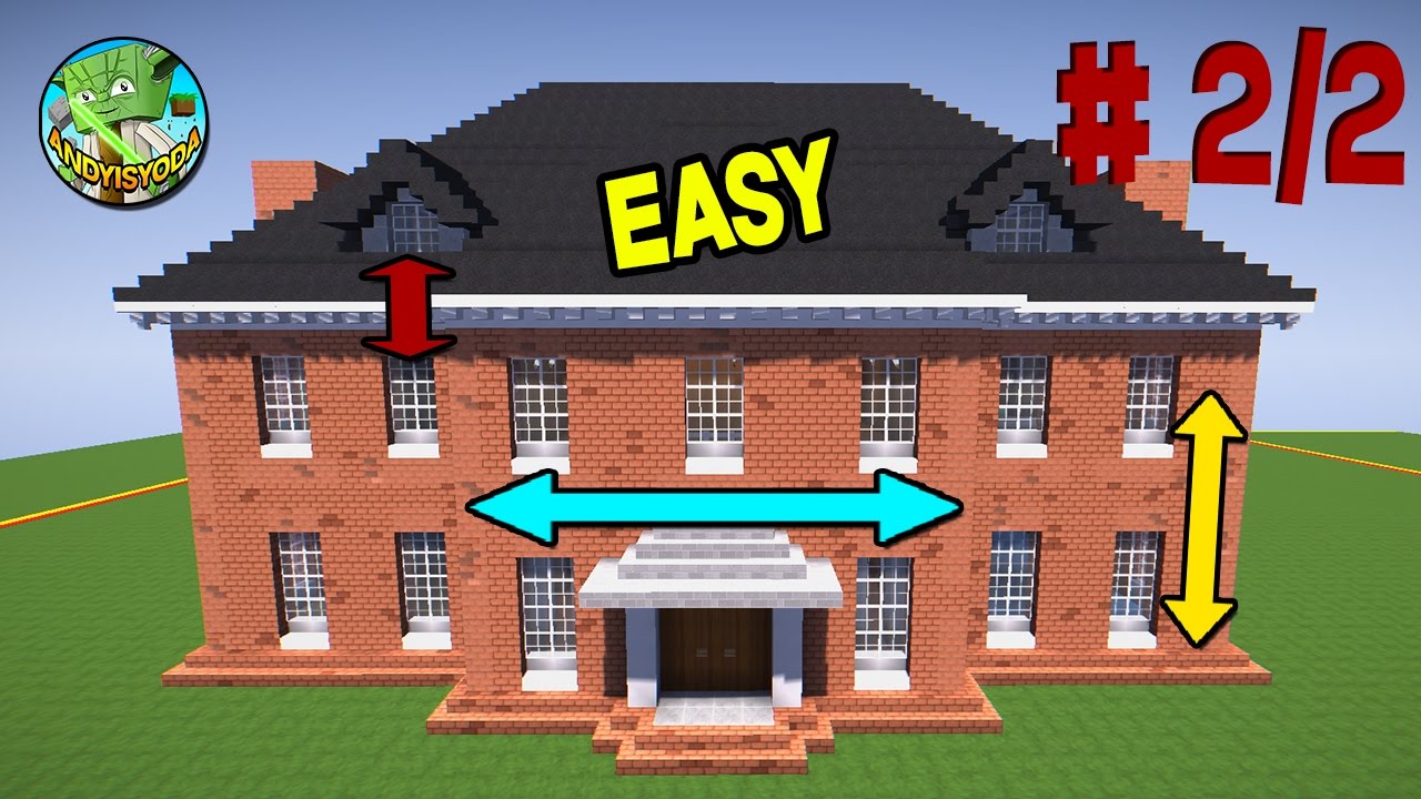 Minecraft Georgian House Tutorial #2/2