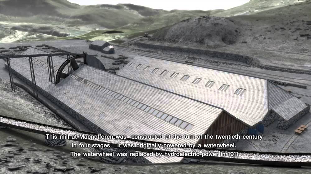 Maenofferen Slate Quarry, Blaenau Ffestiniog, North Wales - Royal Commission Animation