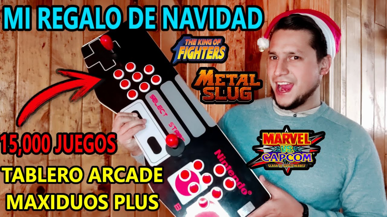 TABLERO ARCADE CON 15000 JUEGOS MAXI DUOS PLUS DE MAXICENTER 2021 UNBOXING Y REVIEW / JUANE HALCON