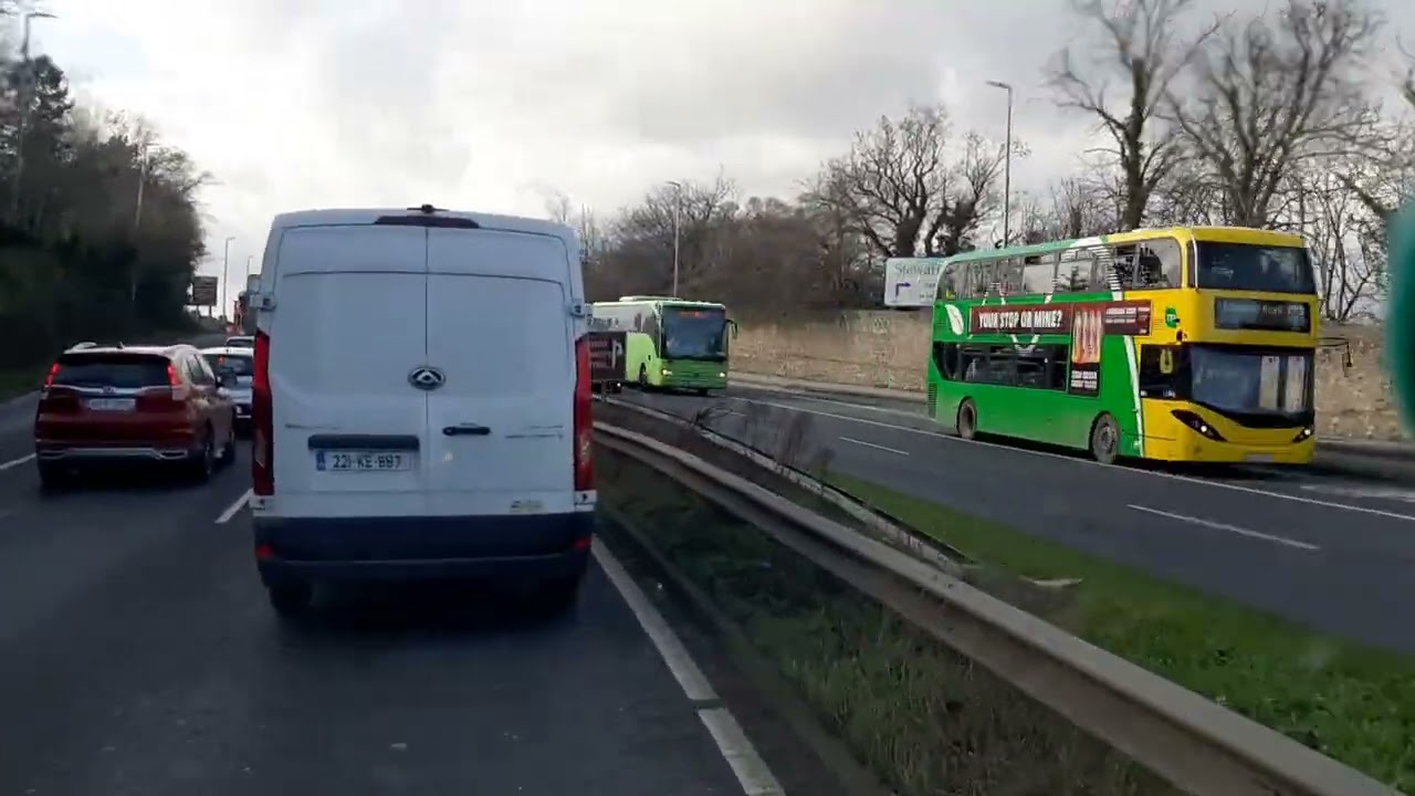 Drive Time from James Street through Inchicore, onto the N4, M50 and up to Ballycoolin, Dublin.