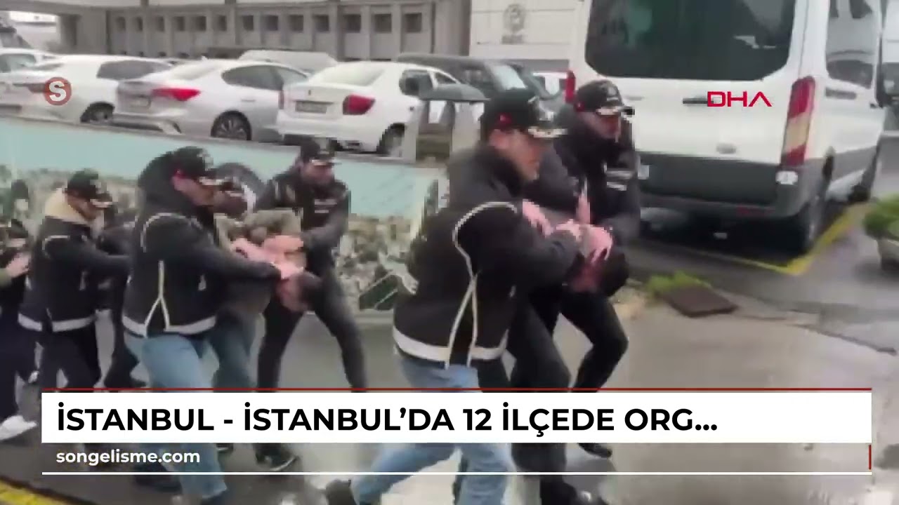 İstanbul - İstanbul'da 12 ilçede organize suç örgütü operasyonu: Kalem görünümlü silah, uzun naml...