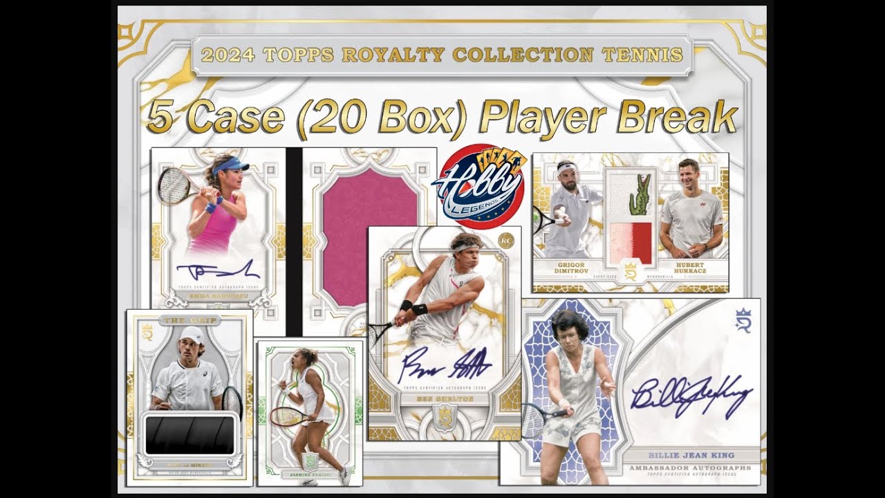 2024 Topps ROYALTY TENNIS 5 Case (20 Box) Player Break #4 eBay 06/06/25