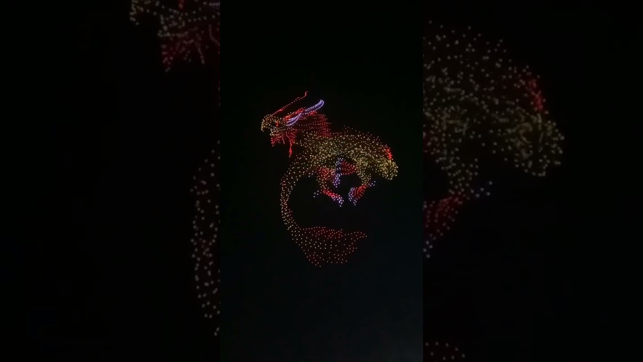 Chinese Dragon Drone Show
