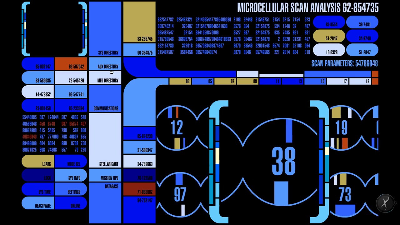 Lcars star trek computer interface 47 6.3 (Prolixus)