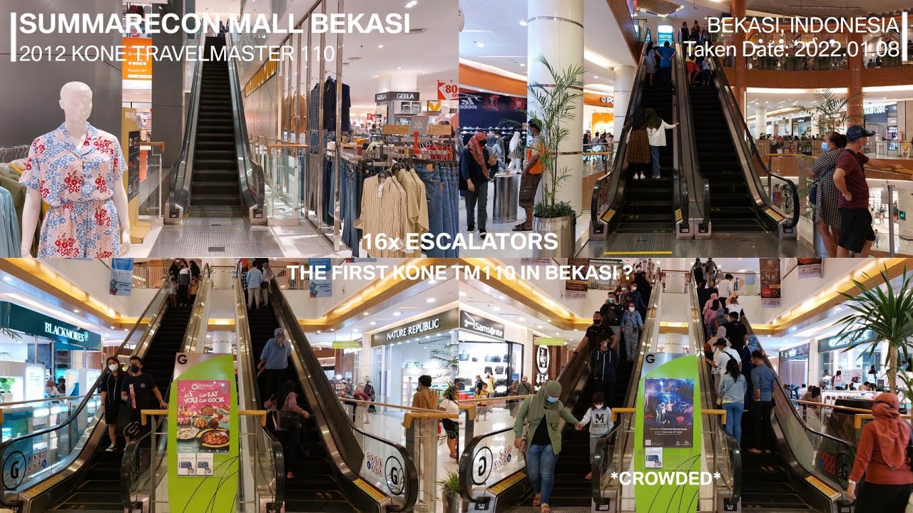 KONE TravelMaster 110 Escalators at Summarecon Mall Bekasi, Jakarta
